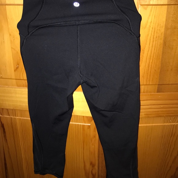 lululemon athletica Pants - Lululemon-  cropped black leggings.